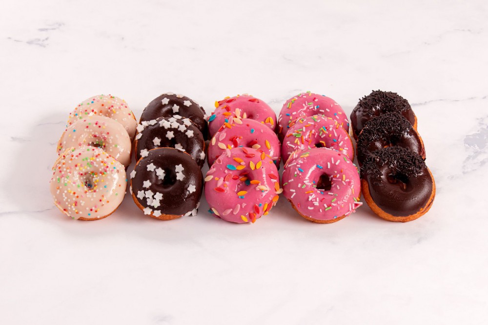 Bestel een Assorti Mini Donuts (15 stuks)