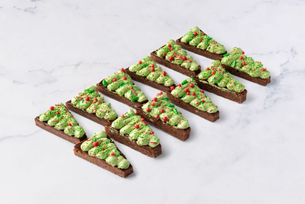 Bestel een Kerstboom Brownies 